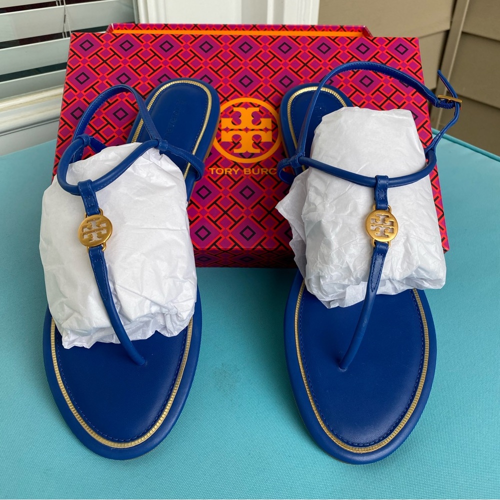 🌊Tory Burch Emmy Sandals in Nautical Blue🌊